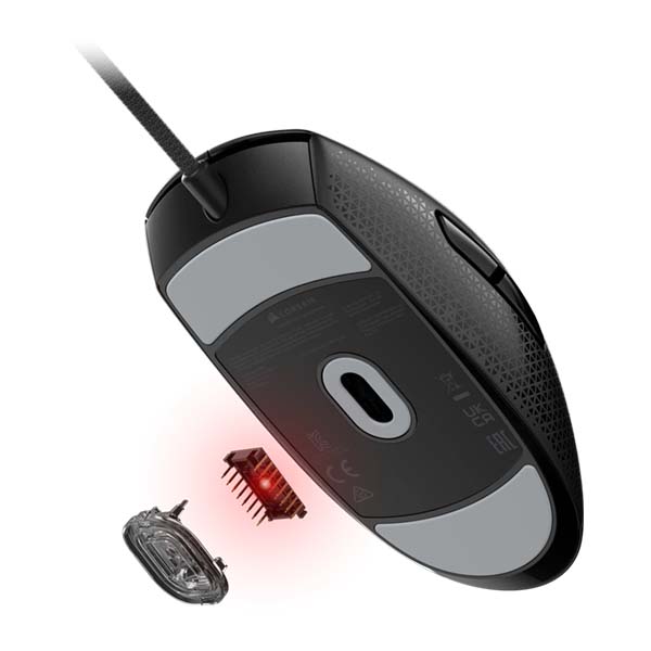 CORSAIR M55 Lightweight Wired Gaming Mouse (AP) - Black