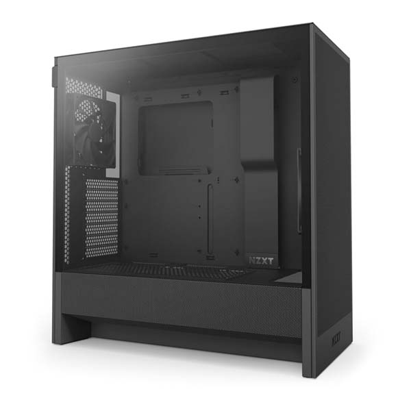NZXT H5 Flow (2024) Compact Mid-Tower ATX Case - Black