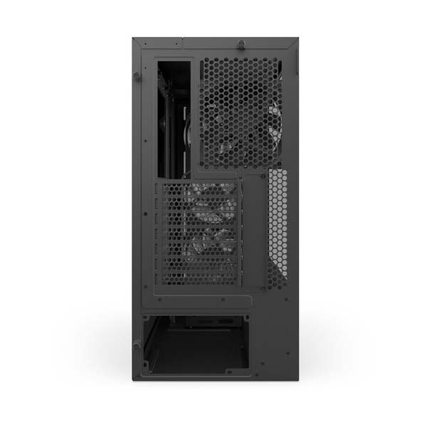 NZXT H5 Flow RGB (2024) Compact Mid-Tower ATX Case With RGB Fans - Black
