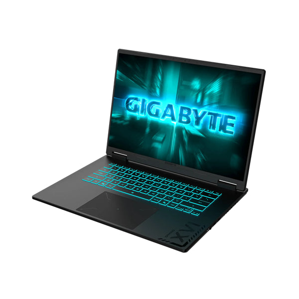 لابتوب جيجابايت للألعاب A16 أسود (16 بوصة، معالج i7 من الجيل الثالث، ذاكرة 16 جيجابايت × 2 DDR5، قرص صلب M.2 (PCIe) سعة 1 تيرابايت، شاشة FHD+، بطاقة رسومات RTX 5070 سعة 8 جيجابايت، نظام تشغيل Windows 11 Pro، لوحة مفاتيح AR)