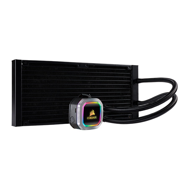 Corsair Hydro Series H115i RGB PLATINUM 280mm Liquid CPU Cooler - Black