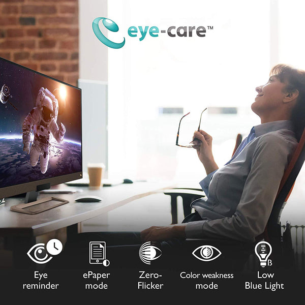 BENQ EX2780Q 27 Inch QHD 144Hz Eye Care Gaming Monitor - Black