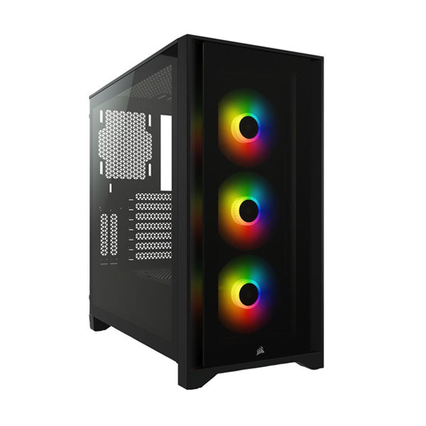 CORSAIR iCUE 4000X RGB Mid Tower Case - Black