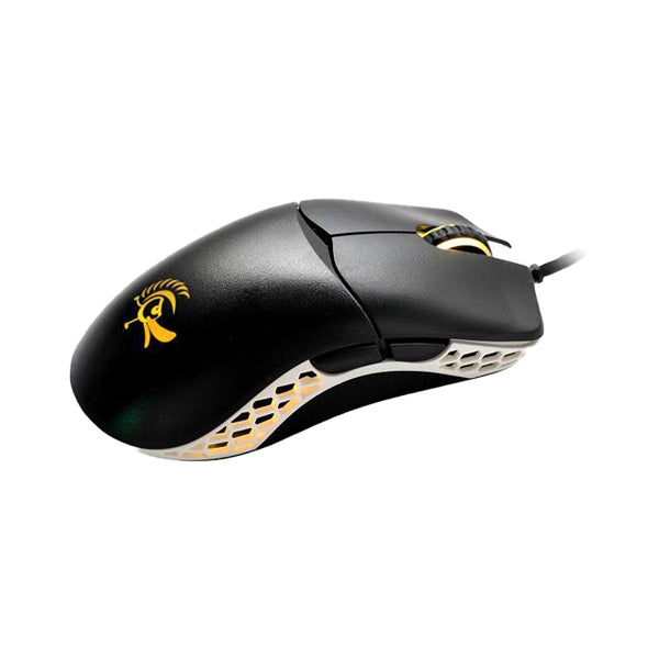 DUCKY FEATHER RGB Wired Kailh Switch Gaming Mouse - Black/White