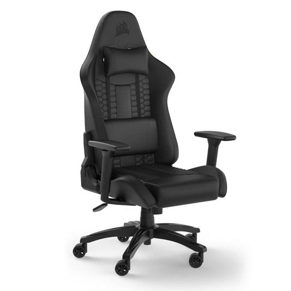 CORSAIR TC100 RELAXED Gaming Chair - Leatherette Black/Black