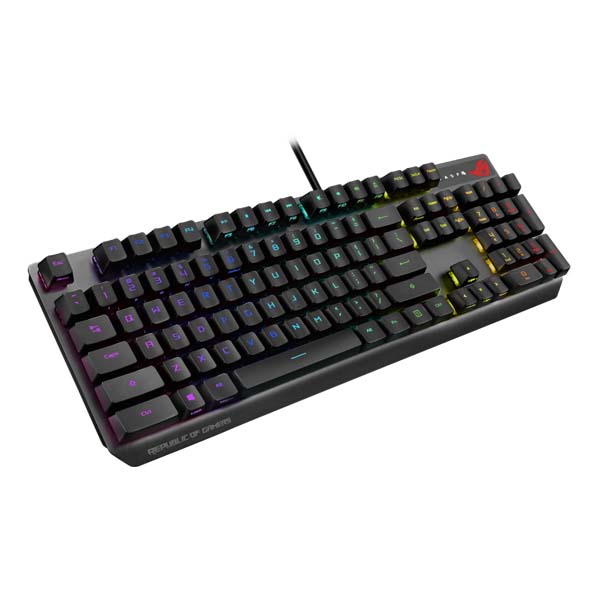 ASUS ROG STRIX XA05 SCOPE RGB Wired RX RED Optical Mechanical Switch Keyboard Arabic - Black