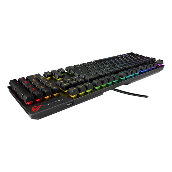 ASUS ROG STRIX XA05 SCOPE RGB Wired RX RED Optical Mechanical Switch Keyboard Arabic - Black