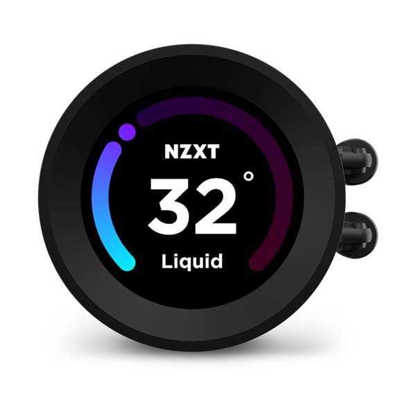 NZXT Kraken Elite 240 RGB 240mm AIO CPU Liquid Cooler With LCD Display - Black