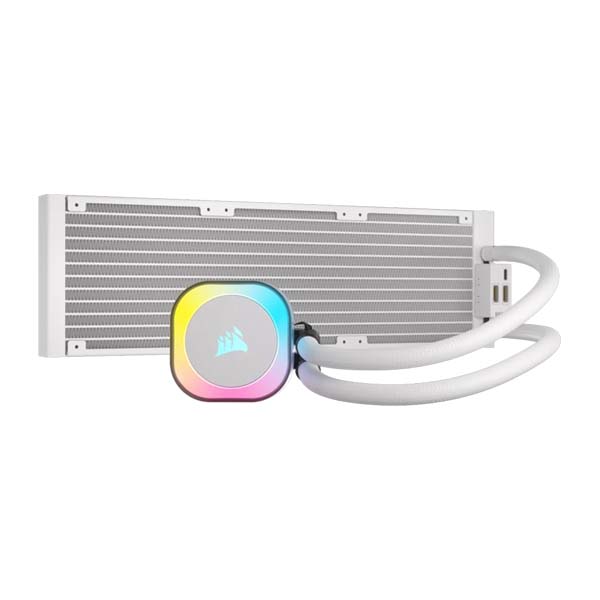 CORSAIR iCUE LINK H150i RGB AIO Liquid CPU Cooler - White
