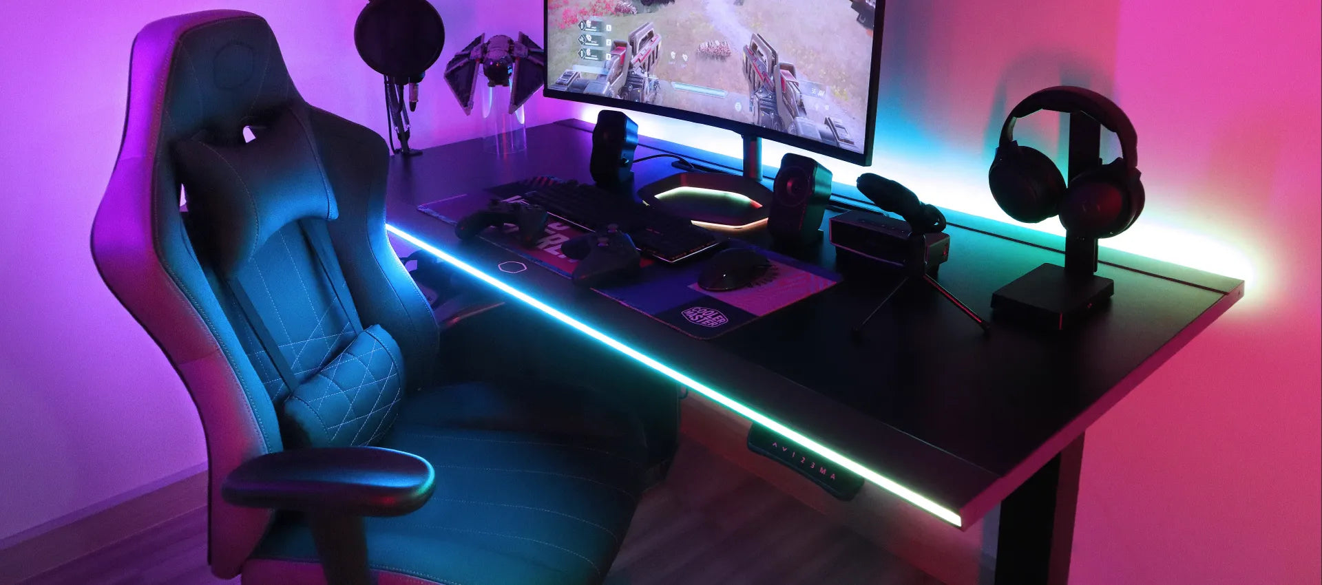 Cooler Master Caliber E1 Gaming Chair - Black