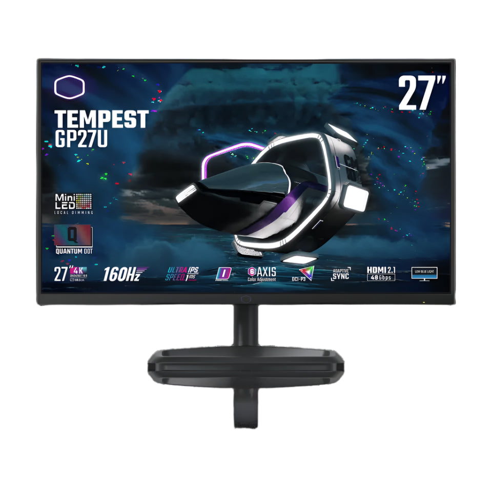 COOLER MASTER GP27-FUS 27 Inch 4K Ultra-IPS UHD 160Hz Gaming Monitor - Black