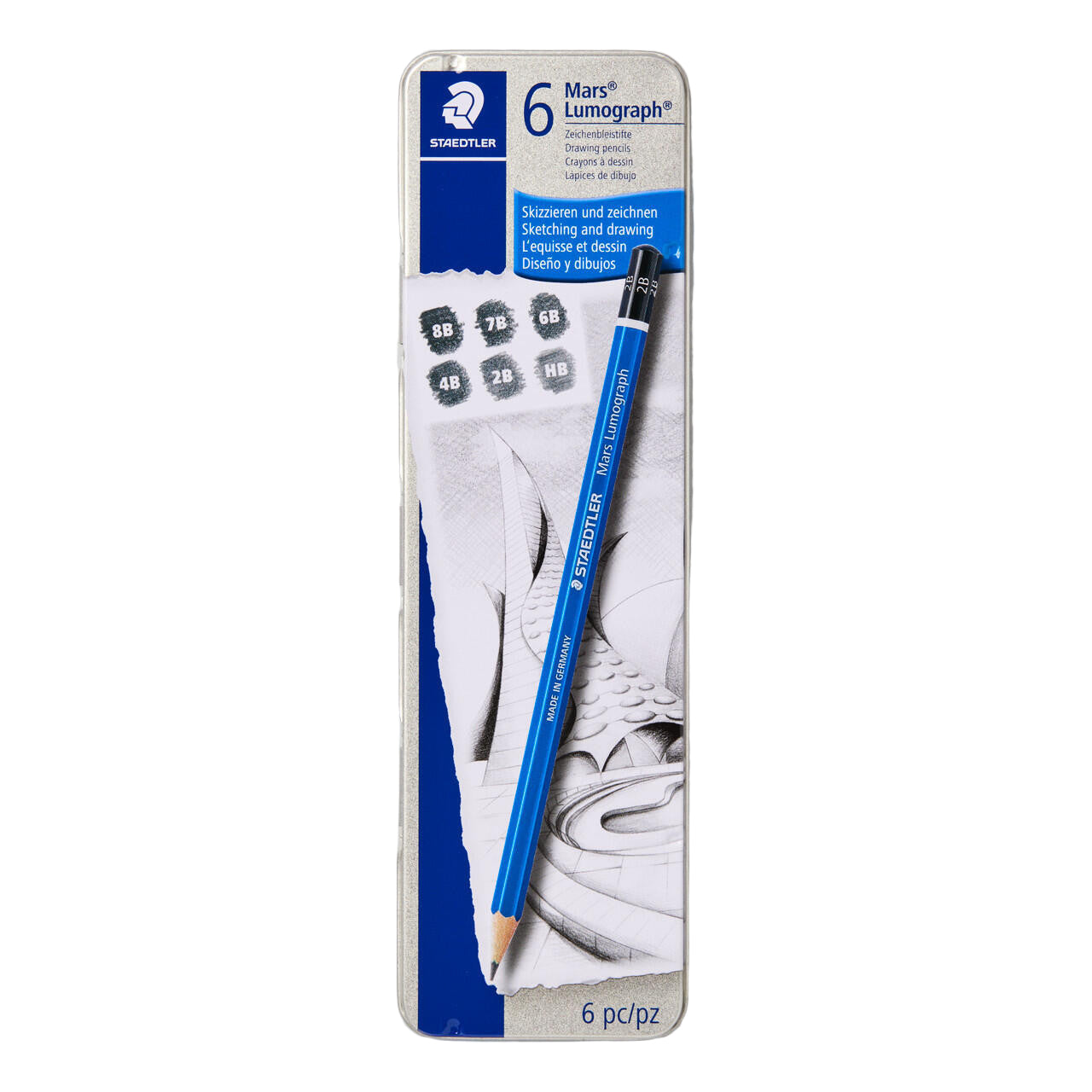 Mars Lumograph Pencil Set=6pcs