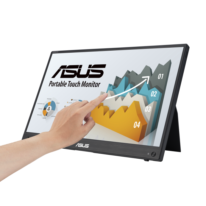 ASUS ZENSCREEN TOUCH MB16AHT 16 Inch FHD IPS Portable Monitor - Black