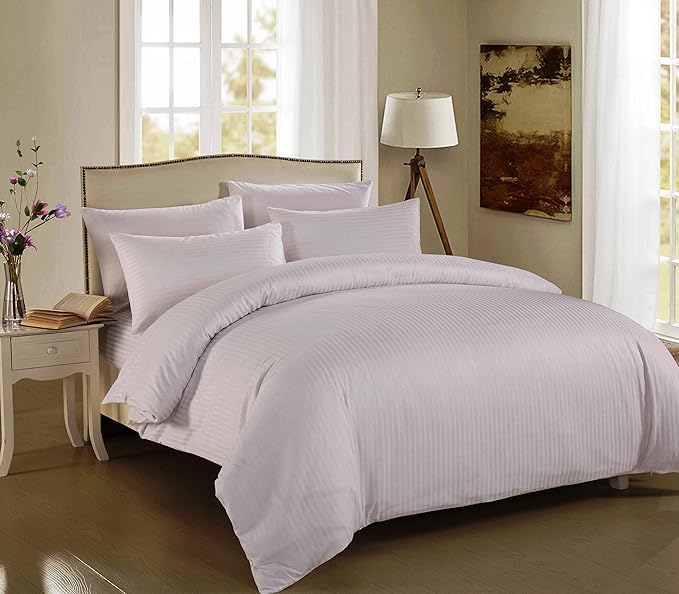 CANNON KING HOTEL STRIP WITH EMBRIODERY COMFORTER 6PC