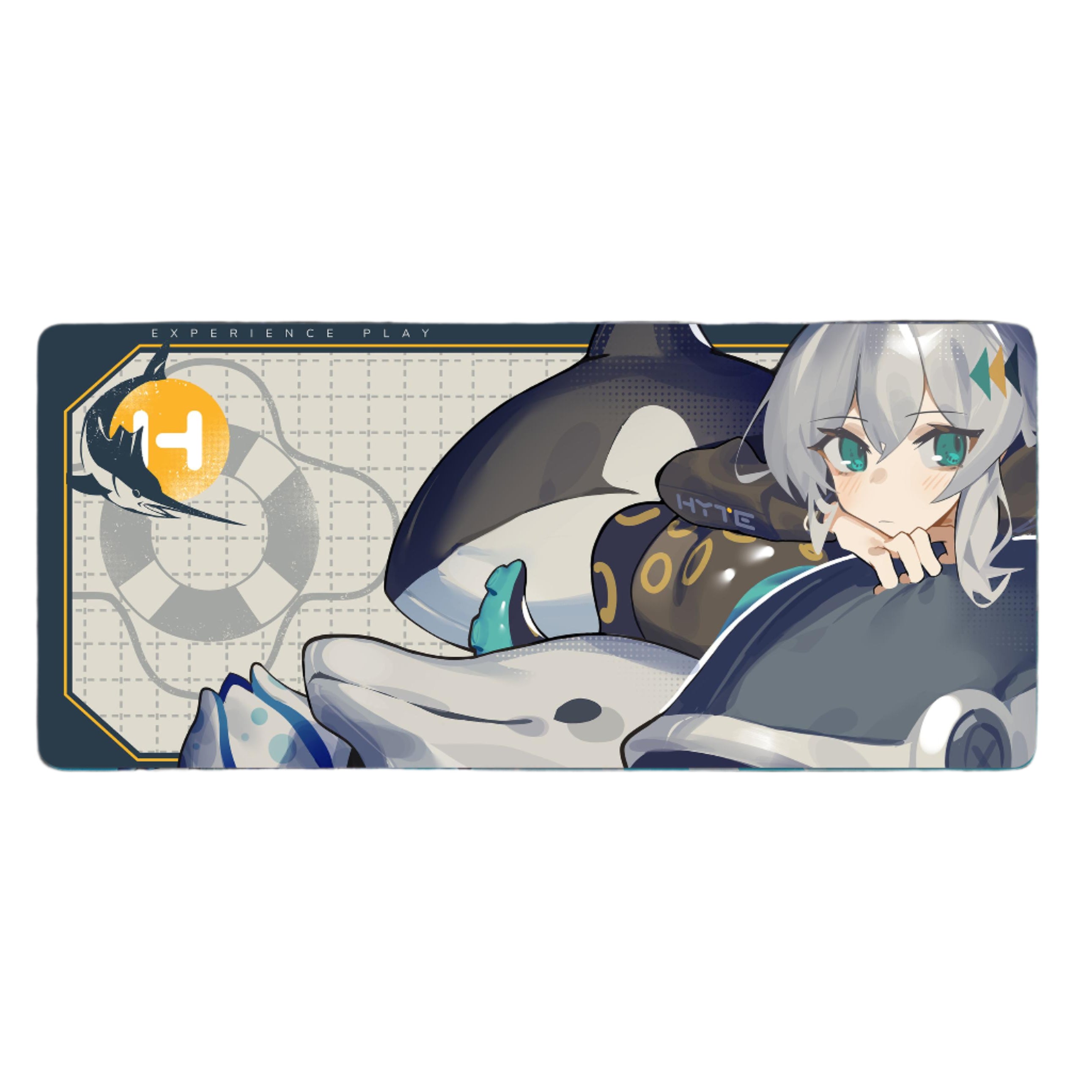 HYTE Artist Analog Desk Pad Series by GHOSTY Mousepad