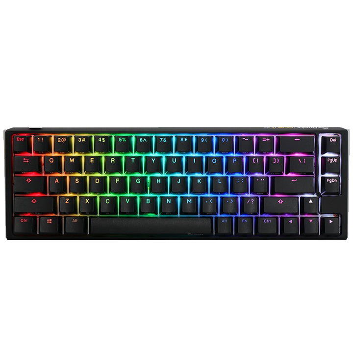 DUCKY ONE 3 SF HOT SWAP PBT Blue Switch Cherry RGB Wired Mechanical Gaming Keyboard Arabic - Classic Black