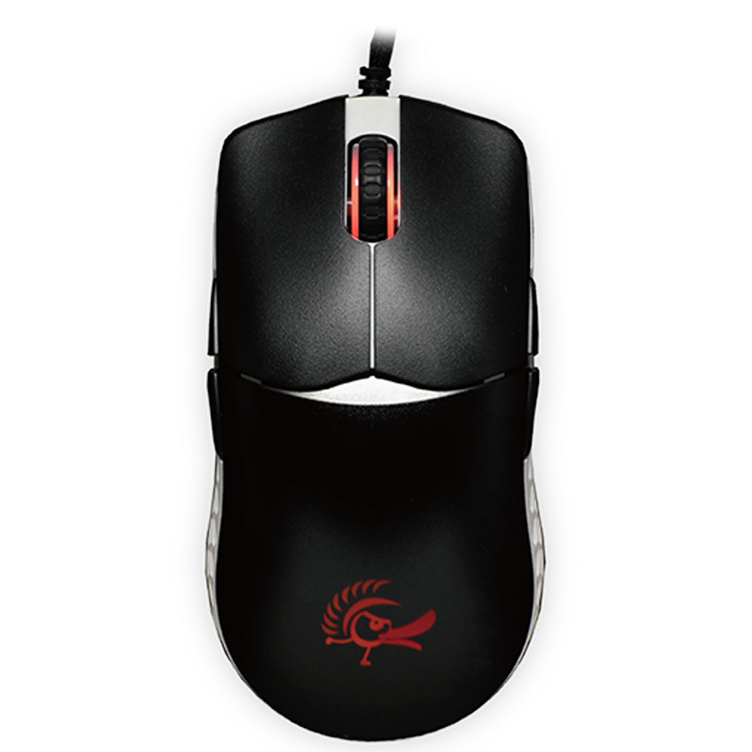 DUCKY FEATHER RGB Wired Hauno Switches Gaming Mouse - Black