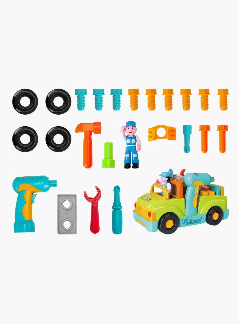 Hola Little Mechanic Tool Truck with Light/Music/Electric Universal