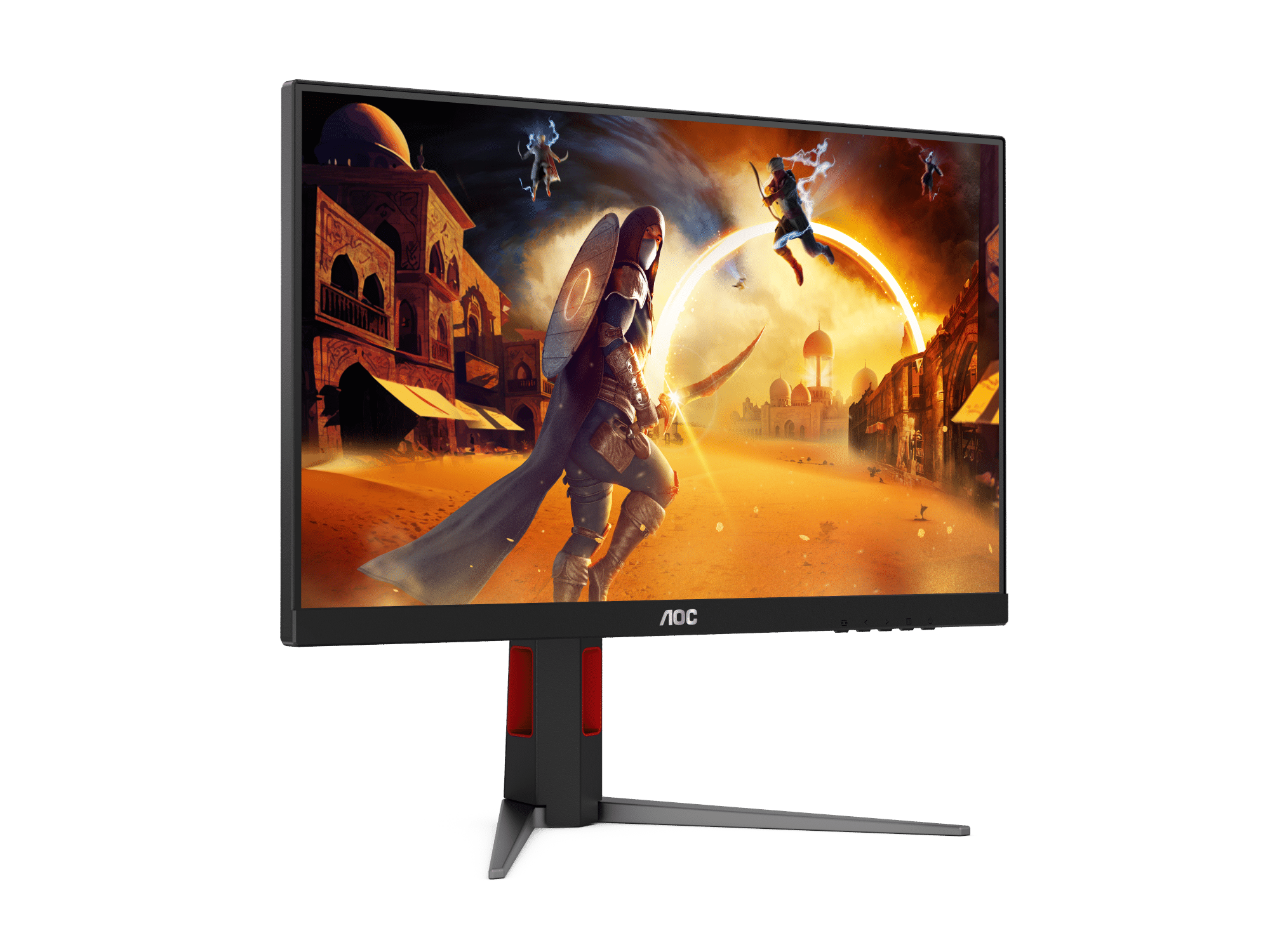 AOC 24G4 24 Inch 180Hz FHD HDMI 2.0 1ms IPS Gaming Monitor - Black