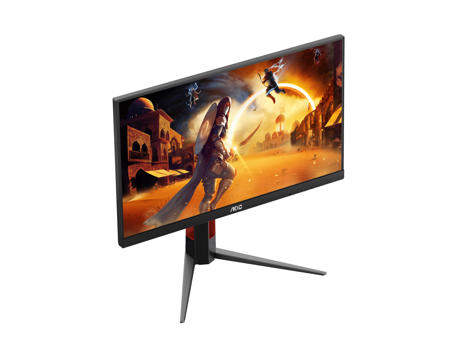 AOC 24G4 24 Inch 180Hz FHD HDMI 2.0 1ms IPS Gaming Monitor - Black