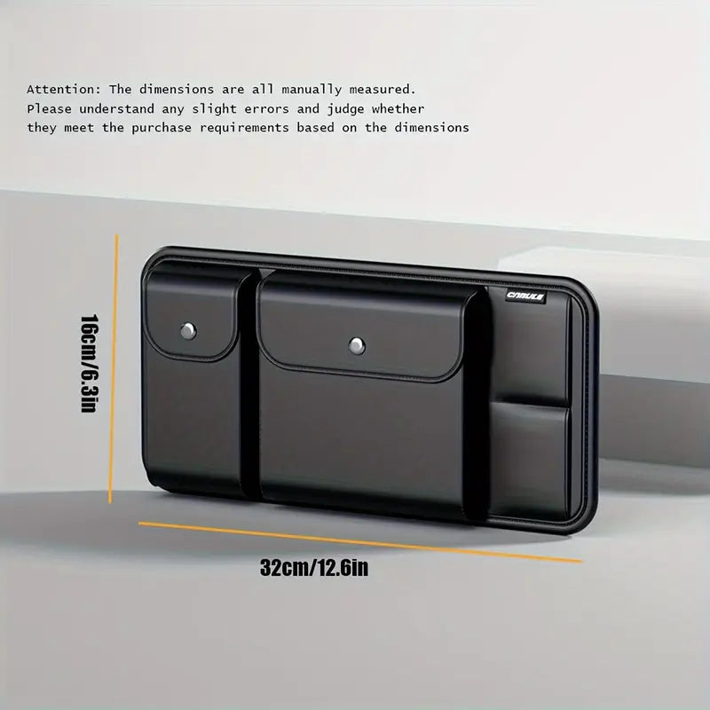 Multi-functional car storage sunshade board