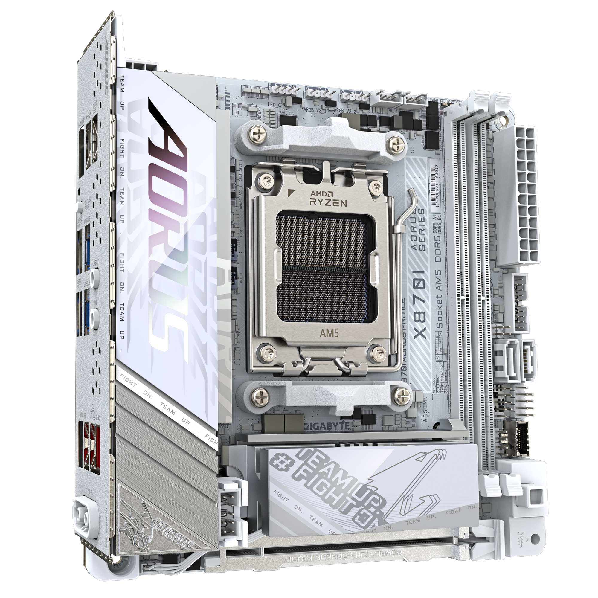 GIGABYTE X870I AORUS PRO ICE DDR5 Motherboard - White