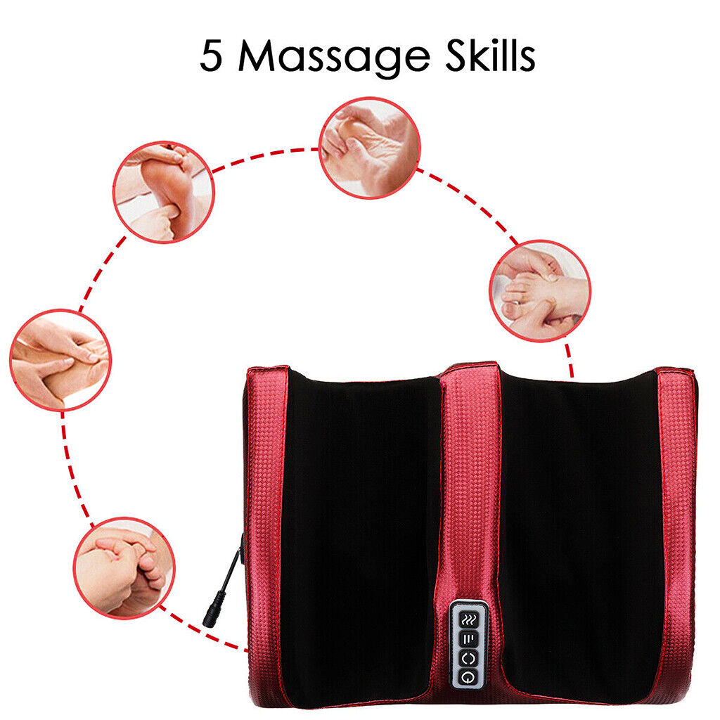 Portable Heated Foot Massager with Timer and for Relaxing Therapy for Fatigue Relief & Blood Circulation