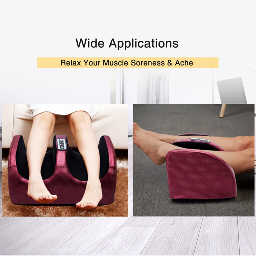 Portable Heated Foot Massager with Timer and for Relaxing Therapy for Fatigue Relief & Blood Circulation