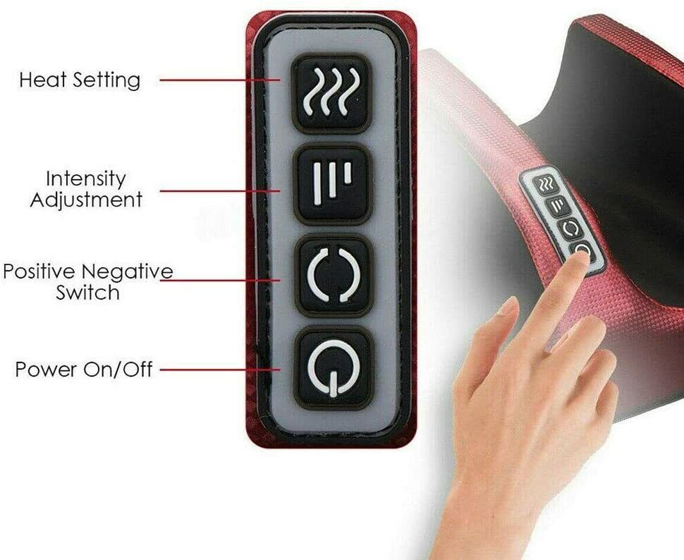 Portable Heated Foot Massager with Timer and for Relaxing Therapy for Fatigue Relief & Blood Circulation