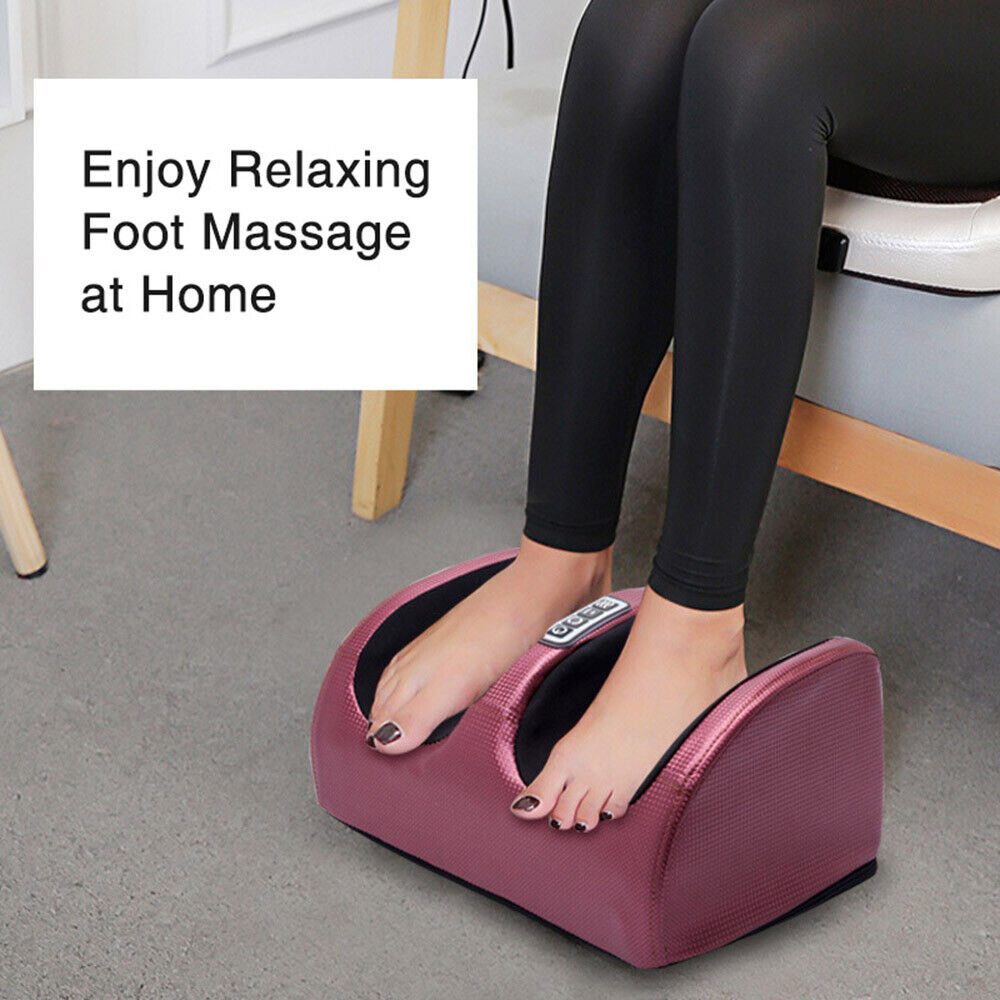 Portable Heated Foot Massager with Timer and for Relaxing Therapy for Fatigue Relief & Blood Circulation