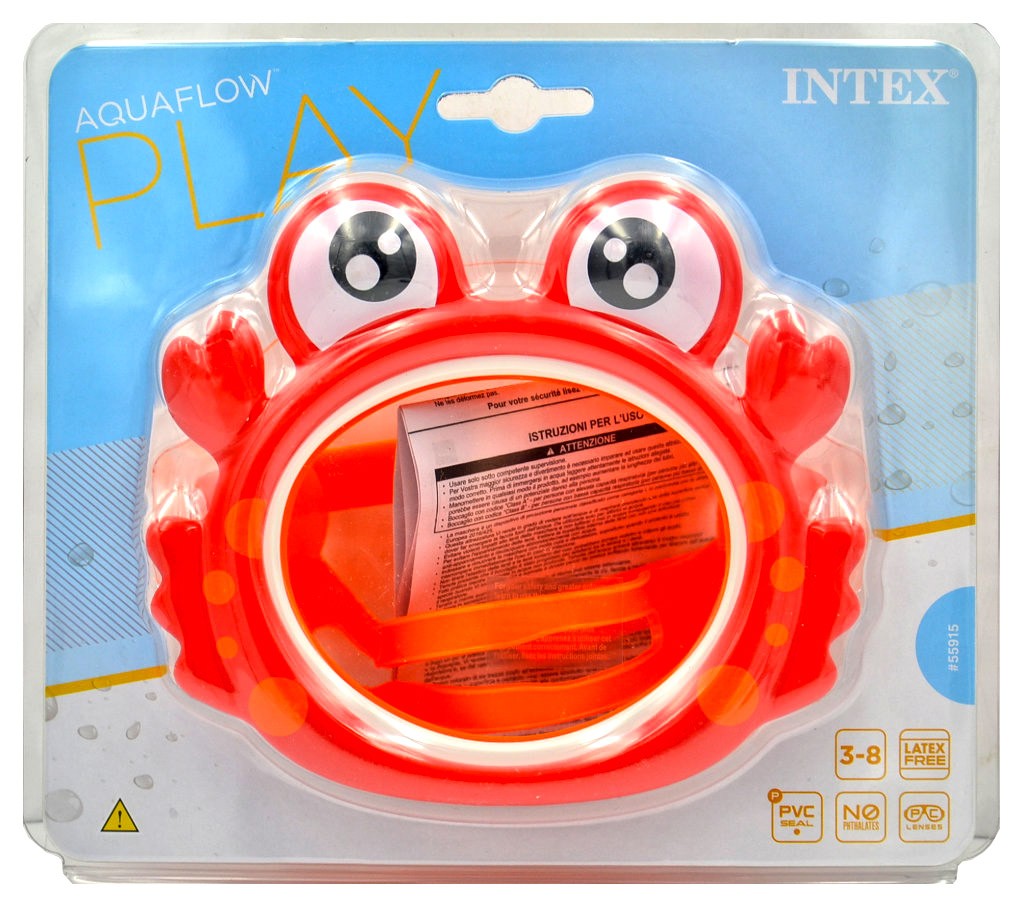 Intex Fun Schwimmmaske Für Kinder, 3–10 Jahre – Bunt, Wasserdicht, Ideal Für Den Ersten Tauchgang