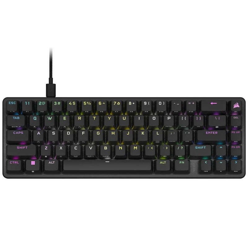 CORSAIR K65 PRO MINI RGB Wired 65% Mechanical Gaming Keyboard - Black