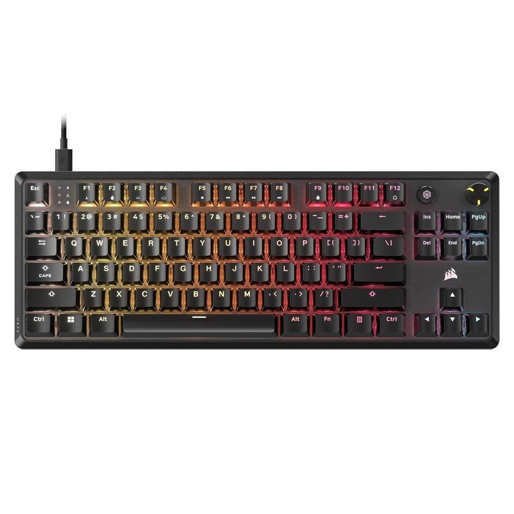 CORSAIR K70 CORE RGB Wired Mechanical Gaming Keyboard - Black