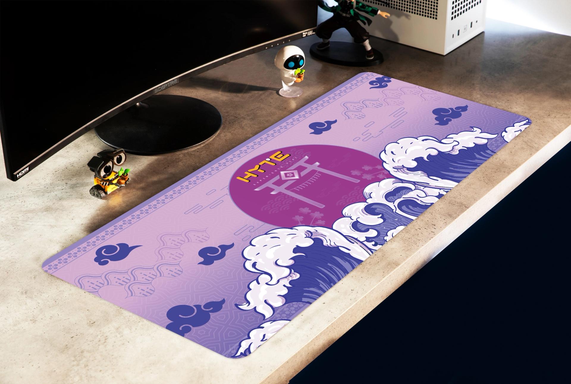 HYTE Artist Analog Desk Pad Series by KIMIFAERY Mousepad