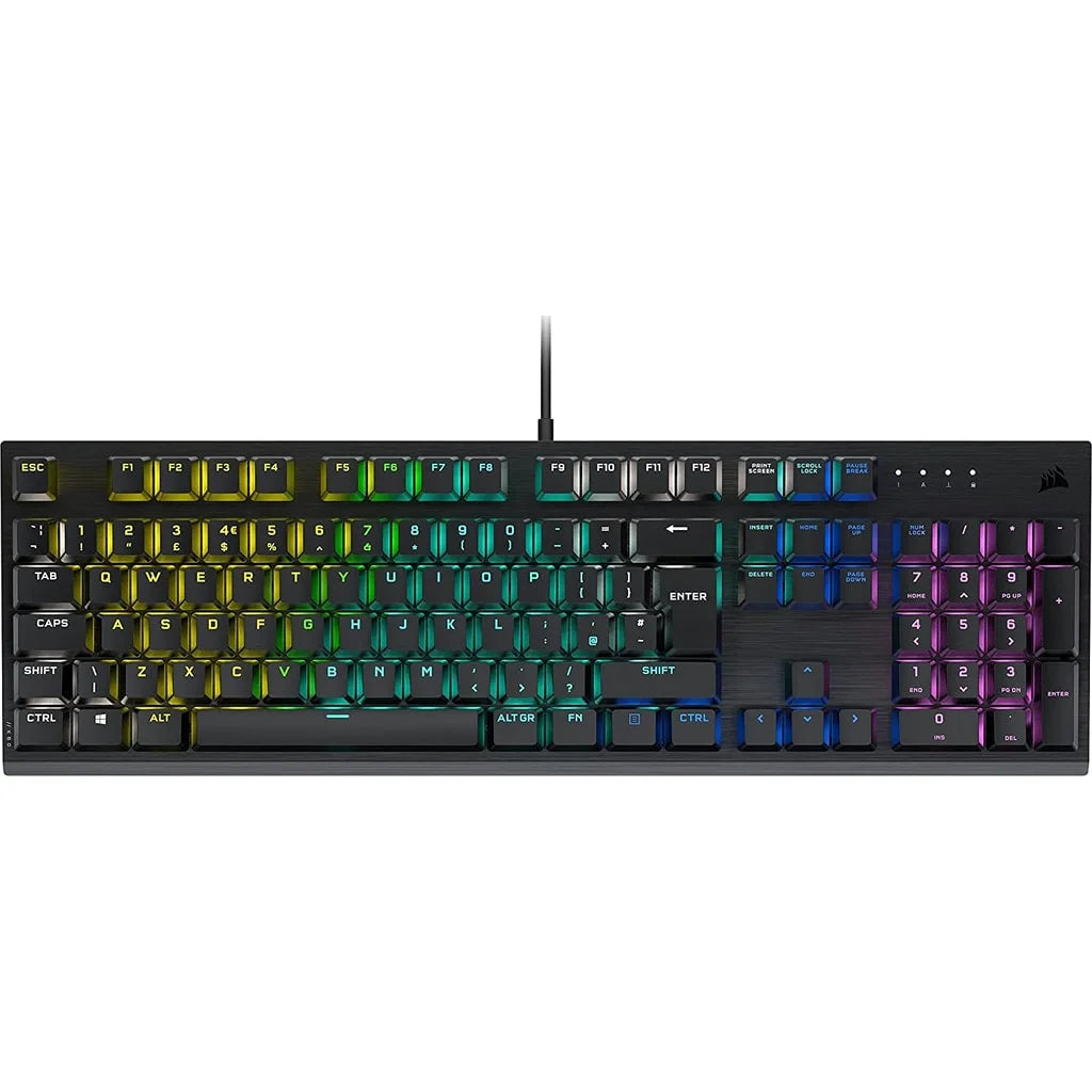 CORSAIR K60 PRO RGB Wired Mechanical Gaming Keyboard - Black