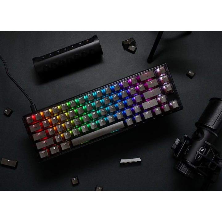 DUCKY ONE 3 SF HOT SWAP Blue Switch Cherry RGB Wired Mechanical Gaming Keyboard Arabic - Aura Black