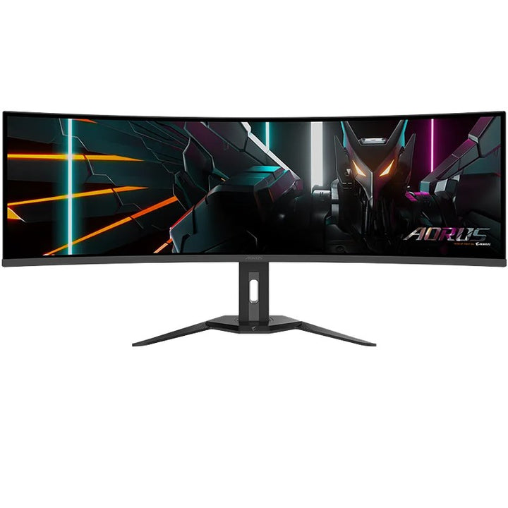 GIGABYTE AORUS CO49DQ 49 Inch 144Hz QD-OLED DUAL QHD HDMI 2.1 0.03ms Edge Gaming Monitor - Black