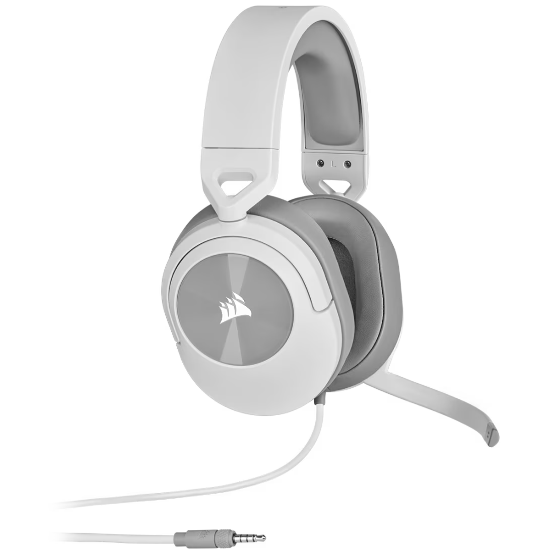 سماعة الألعاب السلكية CORSAIR HS55 SURROUND — بيضاء