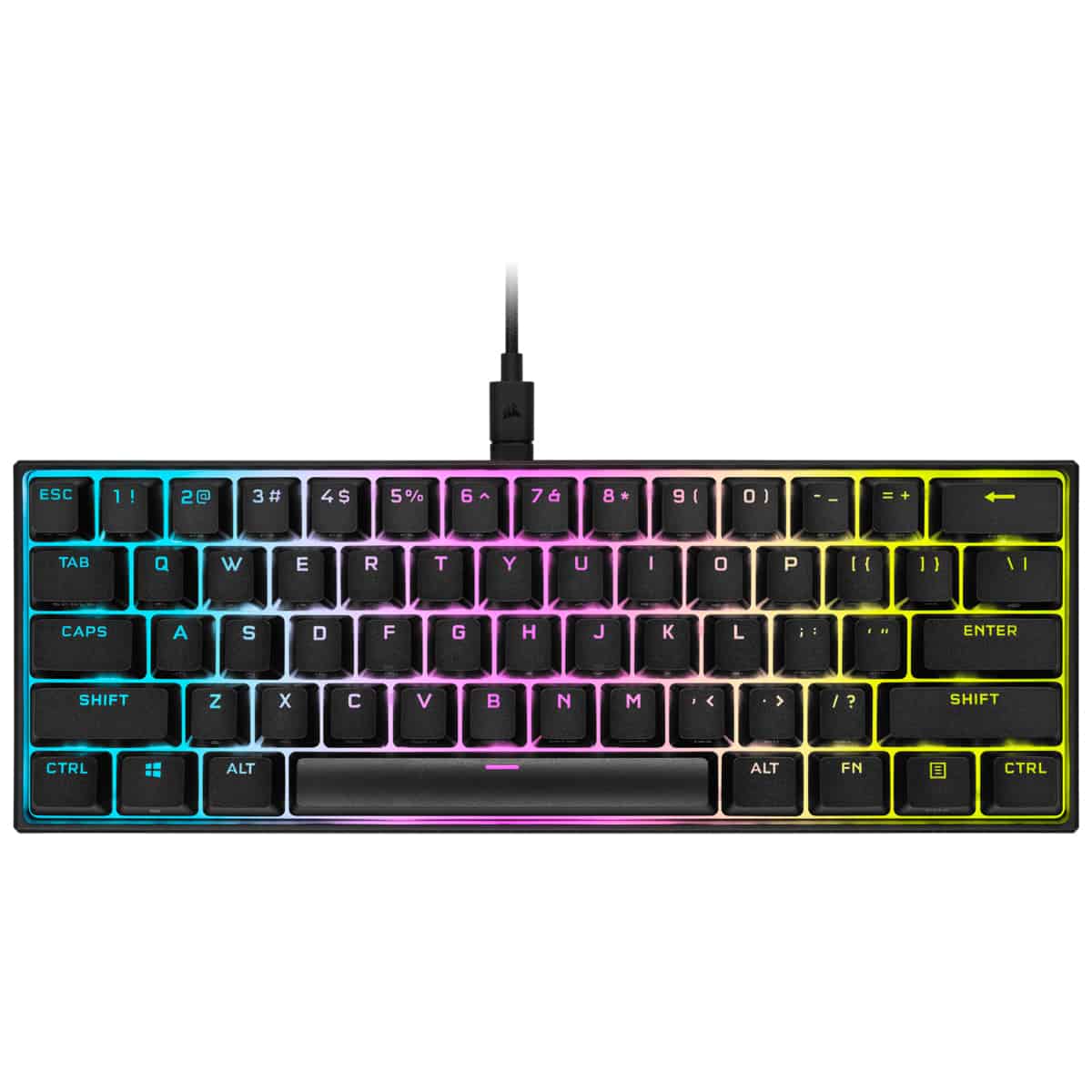CORSAIR K65 PRO MINI RGB Wired 65% Mechanical Gaming Keyboard - Black