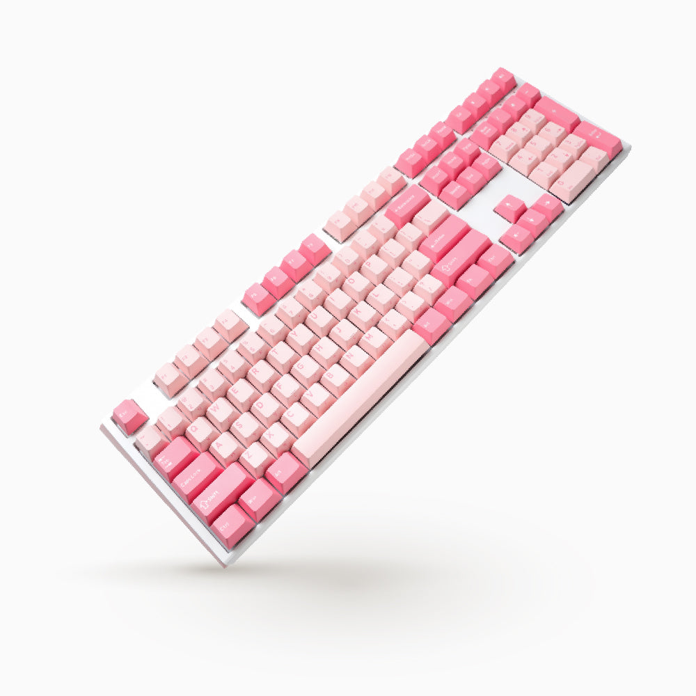 DUCKY ONE 3 TKL HOT SWAP Red Switch Cherry RGB Wired Mechanical Gaming Keyboard - Gossamer Pink