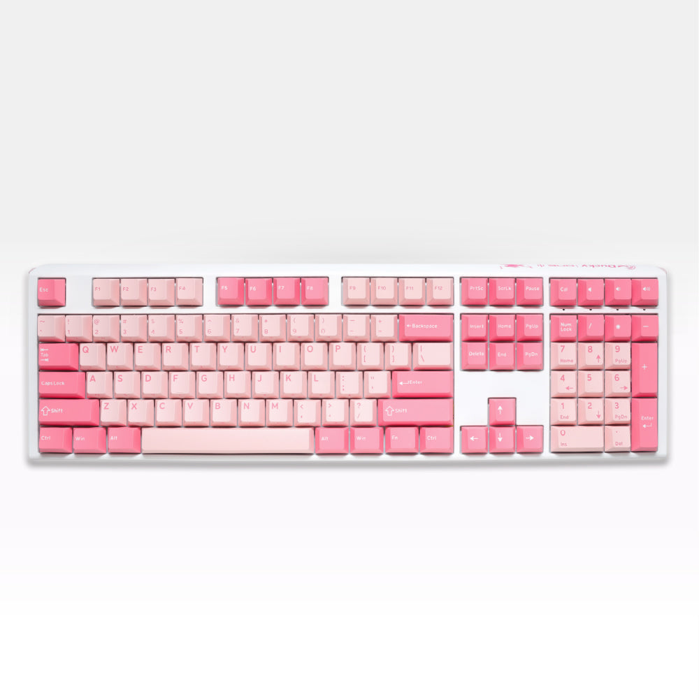 DUCKY ONE 3 TKL HOT SWAP Red Switch Cherry RGB Wired Mechanical Gaming Keyboard - Gossamer Pink