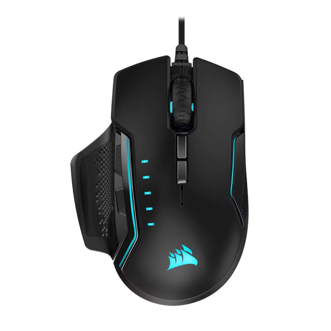 CORSAIR GLAIVE RGB PRO Wired Gaming Mouse - Black