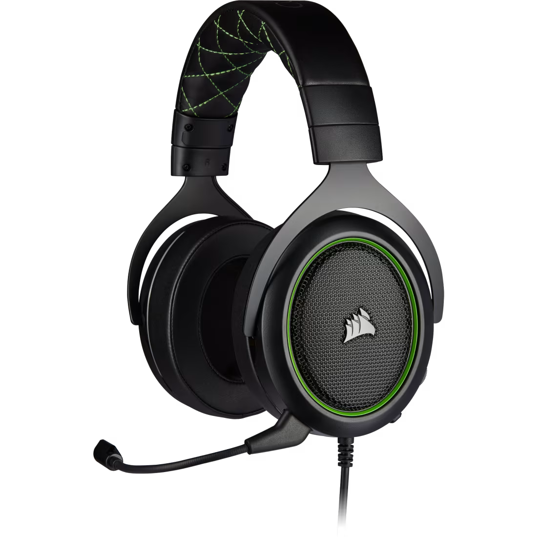 سماعة رأس سلكية للألعاب CORSAIR HS50 PRO STEREO - خضراء (الاتحاد الأوروبي)