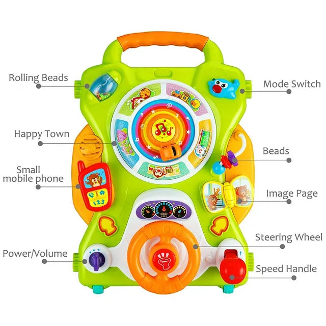 Hola Convertible Baby Activity Table Walker (with lights/music)