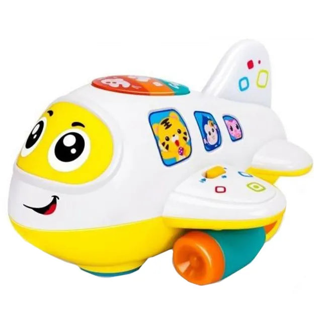 Hola Bump 'n Go Learning Plane (with lights/music/electric universal)