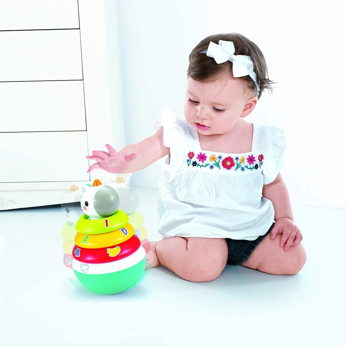 Hola Roly-Poly Unicorn  (with roly-poly function, games, different colors, letters and fruits pictures)