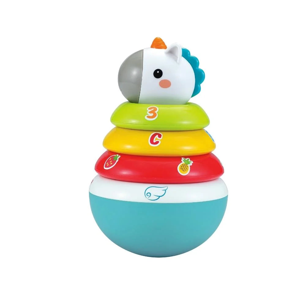 Hola Roly-Poly Unicorn  (with roly-poly function, games, different colors, letters and fruits pictures)