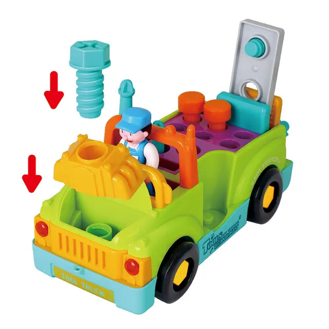 Hola Little Mechanic Tool Truck with Light/Music/Electric Universal