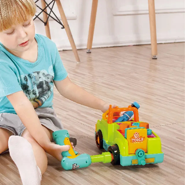 Hola Little Mechanic Tool Truck with Light/Music/Electric Universal