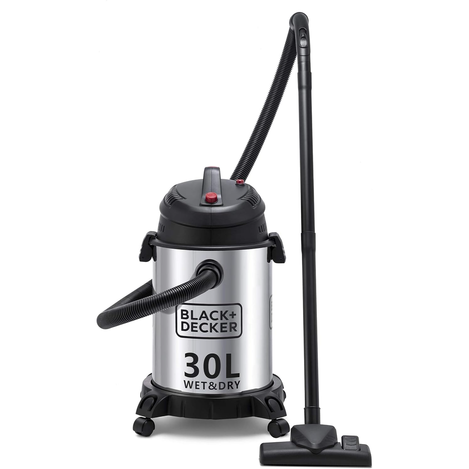 30L Wet & Dry Drum Vaccum Cleaner 1610W (Stainless Steel Tank)